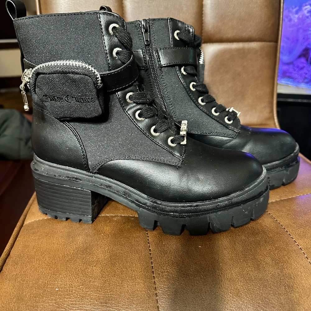 Juicy Couture combat boots